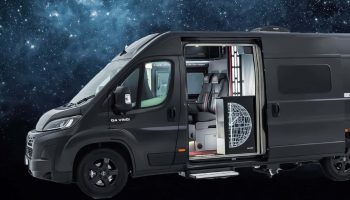 Ciemna strona mocy rządzi: dlatego pierwszy oficjalny kamper „Gwiezdnych wojen” wygląda jak Gwiazda Śmierci na kołach. - ilustracja