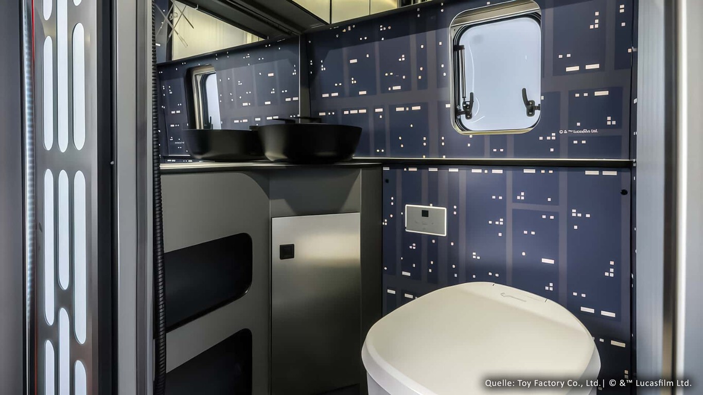 Ciemna strona mocy rządzi: dlatego pierwszy oficjalny kamper „Gwiezdnych wojen” wygląda jak Gwiazda Śmierci na kołach. - ilustracja